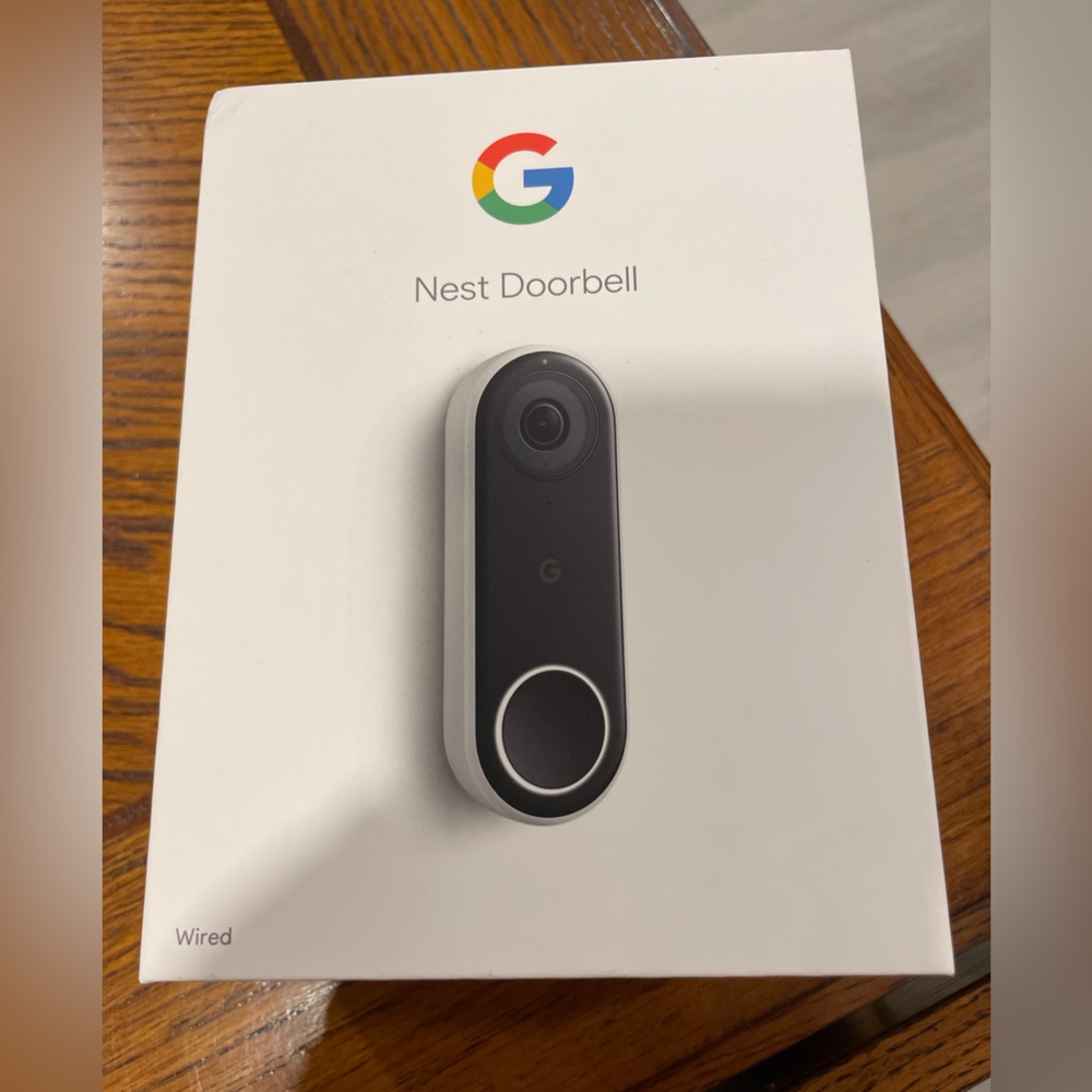 Google Nest Doorbell Wired - Black
